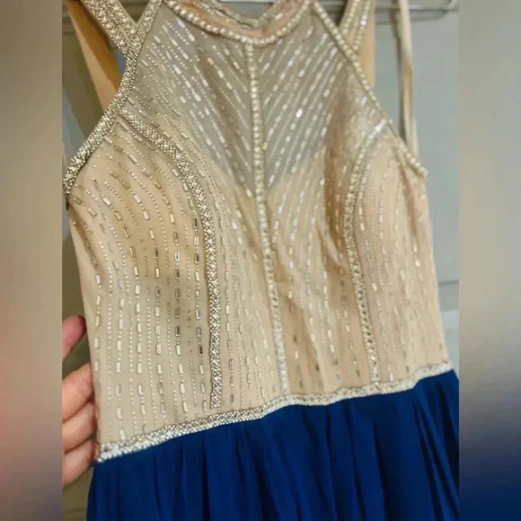 Prome, weeding dress special event women’s size 3 preowned blue dress - Picture 12 of 15